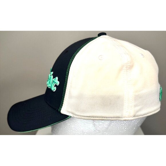 Titleist Golf Hat Embroidered Flex Fitted Golfer Cap S/M Black/Neon Green/White - Picture 4 of 6